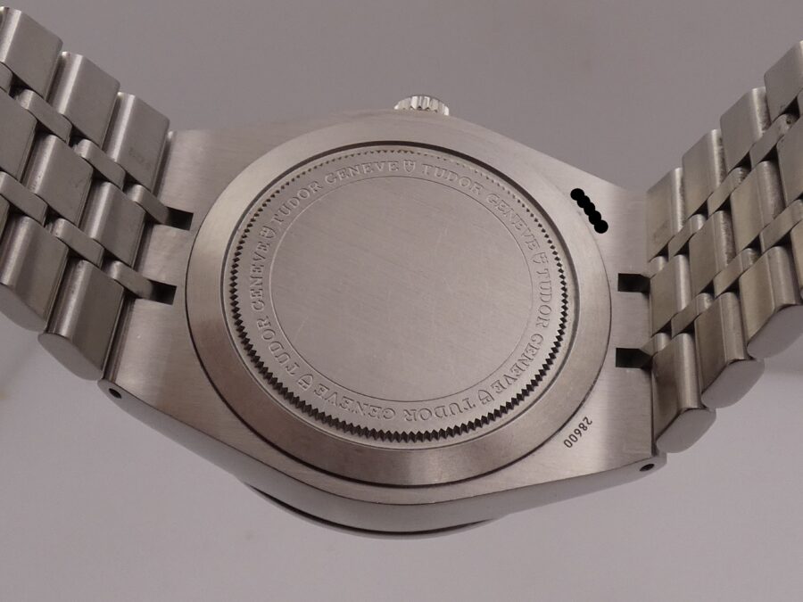 Tudor Royal Day-Date 28600 BOX&PAPERS Anno 2022 Automatico Lunetta Thunderbird Bracciale Jubille Acciaio - immagine 18