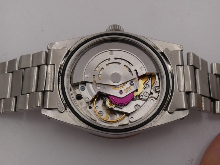 Rolex Explorer 1016 Tropical Dial ANNO 1968 Automatico Cronometro Acciaio Braccialato - immagine 17