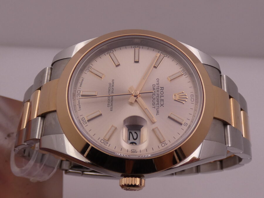 Rolex Datejust 41 126301 Oro Rosa 18Kt SUNDUST BOX&PAPERS NEAR N.O.S. With Some Stickers Anno 2018 Automatico - immagine 4