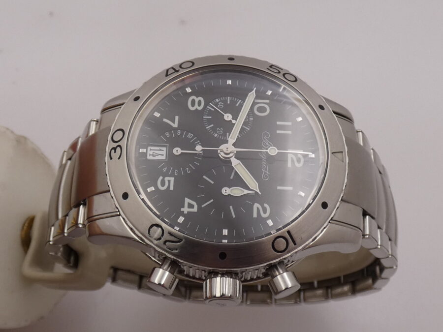 Cronografo Breguet Type XX - XXI - XXII Transatlantique 3820 Flyback Anni 2000's Automatico Acciaio Type XX Braccialato - immagine 4