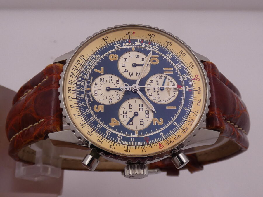 Cronografo Breitling Navitimer Airborne A33030 Anni 1990's Automatico Acciaio - immagine 3
