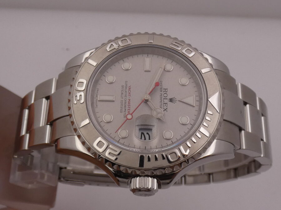 Rolex Yacht-Master 40 RRR Rolesium Platinum 16622 TOP CONDITION Anno 2010 Automatico - immagine 3