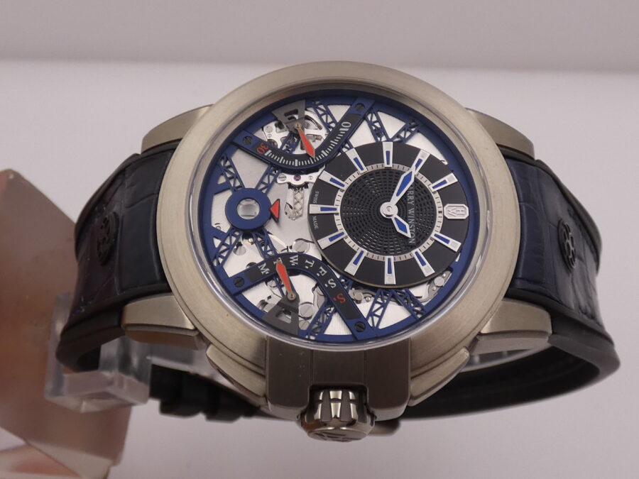 Harry Winston Project Z10 Ocean Biretrograde Zalium LIKE NEW With PAPERS & TAG PRICE Anno 2017 Automatico Limited Edition 300pz Ref. OCEABI42ZZ001 - immagine 3