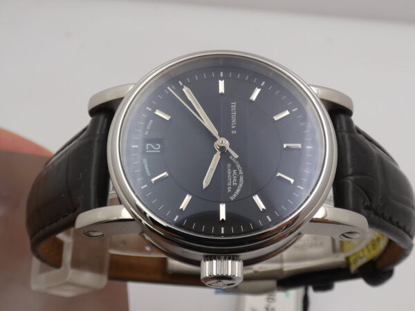 Mühle Glashütte Teutonia II Medium NEW BOX&PAPERS Acciaio Automatico Edizione Limitata Mai Indossato