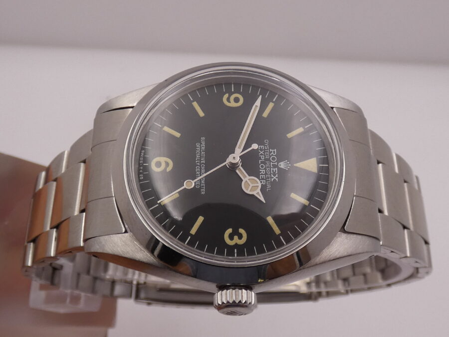 Rolex Explorer 1016 Anno 1967 ORIGINAL DIAL BOX&PAPERS Automatico Acciaio Bracciale Oyster - immagine 4