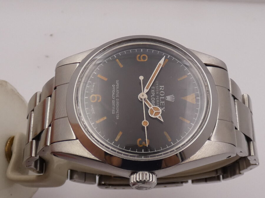 Rolex Explorer 1016 Tropical Dial ANNO 1968 Automatico Cronometro Acciaio Braccialato - immagine 3