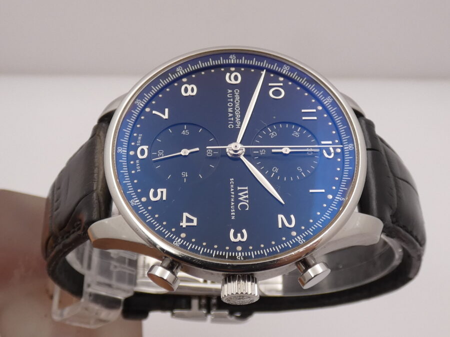 Cronografo IWC Portuguese BOX&PAPERS ANNO 2021 Automatico IW371609 Acciaio - immagine 3