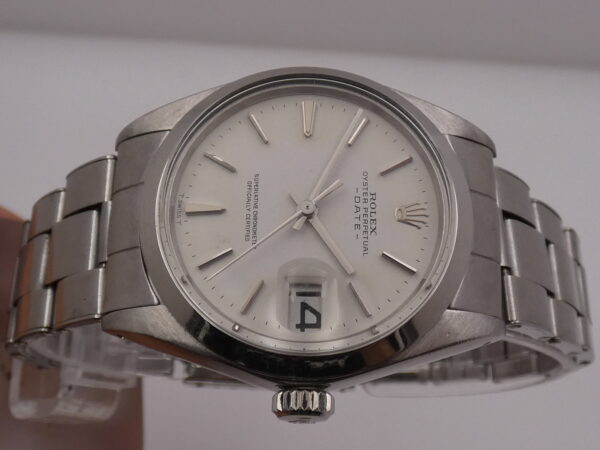 Rolex Oyster Perpetual Date 1500 Anno 1969 Automatico Acciaio Bracciale Rivettato