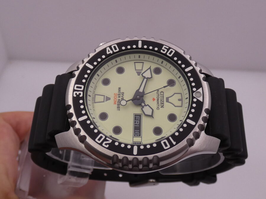 Citizen Promaster Marine Aqualand Day-Date LIKE NEW BOX&PAPERS Anno 2025 Automatico Acciaio NY0040-09W - immagine 4