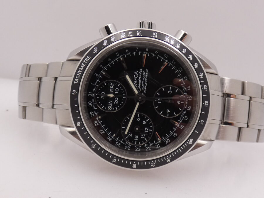 Cronografo Omega Speedmaster Day Date Triple Date LIKE NEW WITH PAPERS Anno 2011 Automatico Acciaio - immagine 21