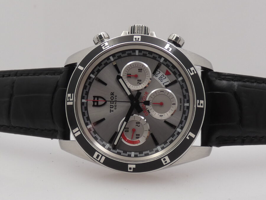 Cronografo Tudor Grantour Chrono Flyback 20530 Anno 2007 Automatico Date - immagine 5