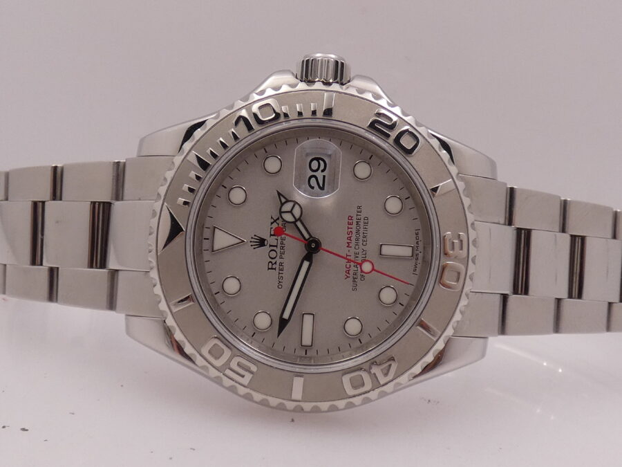 Rolex Yacht-Master 40 RRR Rolesium Platinum 16622 TOP CONDITION Anno 2010 Automatico - immagine 4