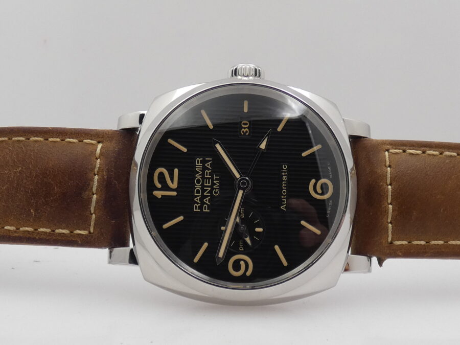 Panerai Radiomir 1940 3 Days Automatic GMT PAM00657 BOX&PAPERS Anno 2017 Acciaio Limited Edition 1000pz - immagine 3