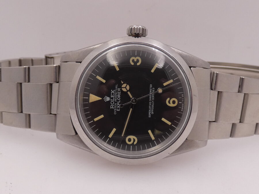 Rolex Explorer 1016 Anno 1967 ORIGINAL DIAL BOX&PAPERS Automatico Acciaio Bracciale Oyster - immagine 5