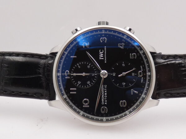 Cronografo IWC Portuguese BOX&PAPERS ANNO 2021 Automatico IW371609 Acciaio