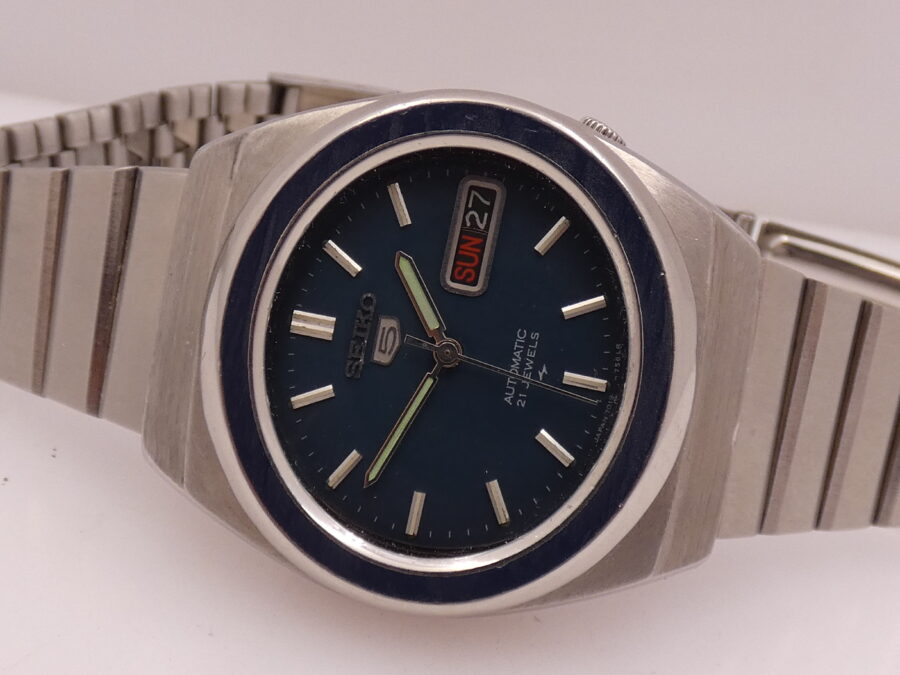 Seiko 5 Day-Date 7019 Automatico Anni 70 Braccialato - immagine 5