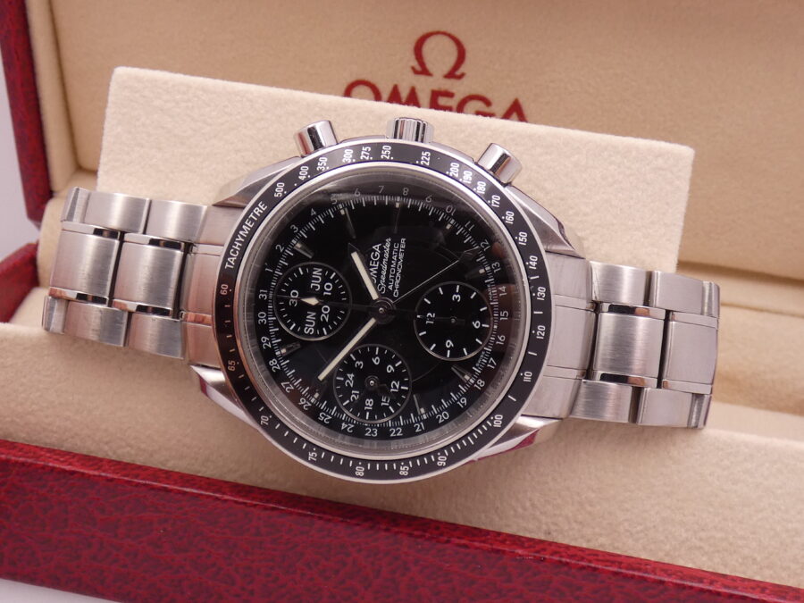 Cronografo Omega Speedmaster Day Date Triple Date LIKE NEW WITH PAPERS Anno 2011 Automatico Acciaio - immagine 22