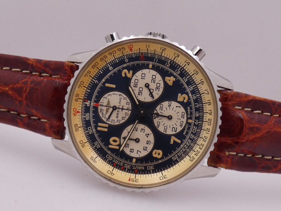 Cronografo Breitling Navitimer Airborne A33030 Anni 1990's Automatico Acciaio - immagine 5