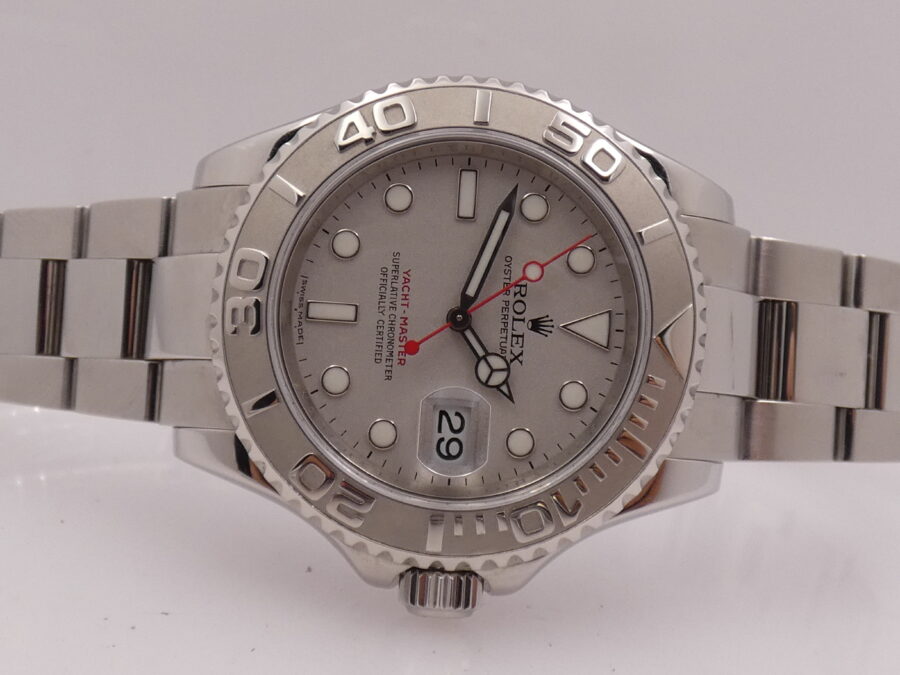 Rolex Yacht-Master 40 RRR Rolesium Platinum 16622 TOP CONDITION Anno 2010 Automatico - immagine 5