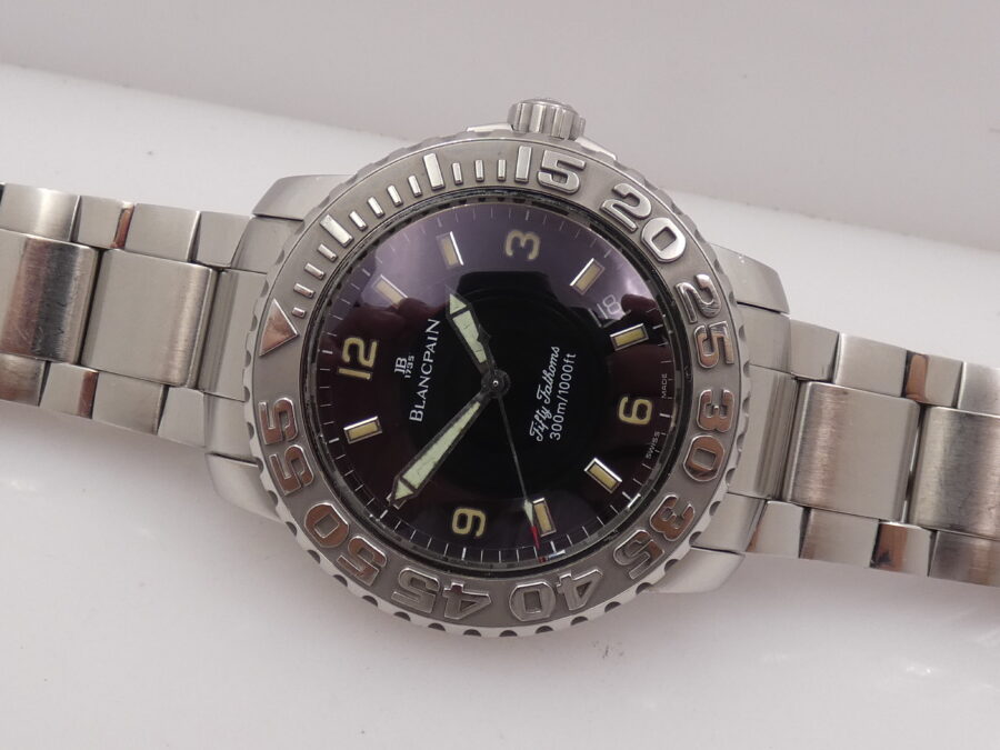 Blancpain Fifty Fathoms 40mm 2200-1130-71 WITH PAPERS Anni 2000's Automatico Acciaio - immagine 5
