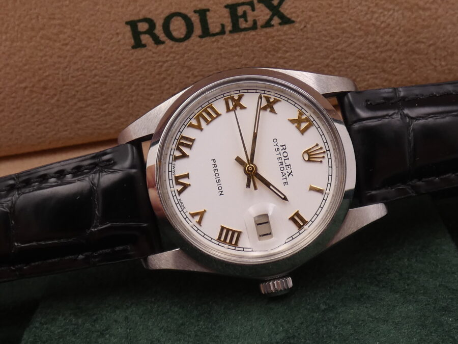 Rolex Oysterdate Precision 6694 TOP CONDITION Anno 1983 Carica Manuale Cal. 1225 Vintage - immagine 5