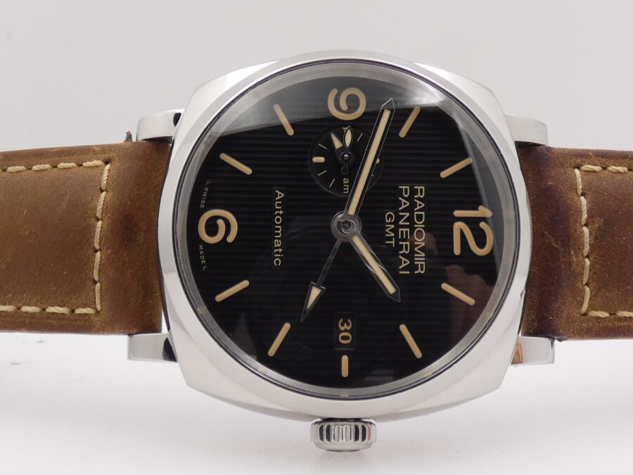 Panerai Radiomir 1940 3 Days Automatic GMT PAM00657 BOX&PAPERS Anno 2017 Acciaio Limited Edition 1000pz - immagine 4