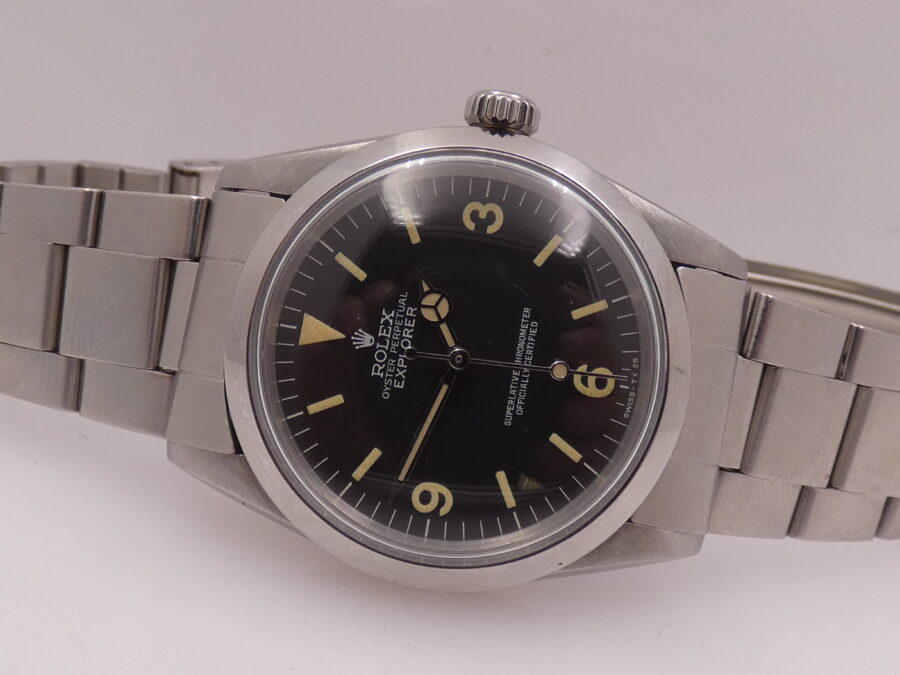 Rolex Explorer 1016 Anno 1967 ORIGINAL DIAL BOX&PAPERS Automatico Acciaio Bracciale Oyster - immagine 6