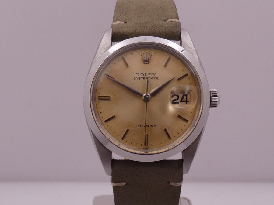 Rolex Oysterdate Precision 6694 Anno1961 Original Dial Manuale Cal. 1225 Vintage - immagine 6