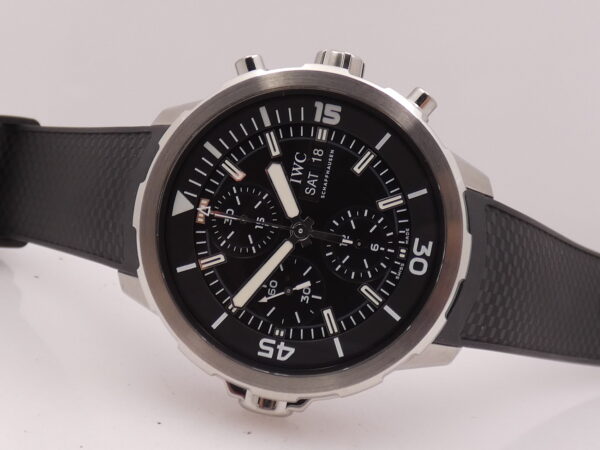 Cronografo IWC Aquatimer Day-Date 45mm IW3768 With PAPERS Acciaio 2016 LIKE NEW Automatico Acciaio