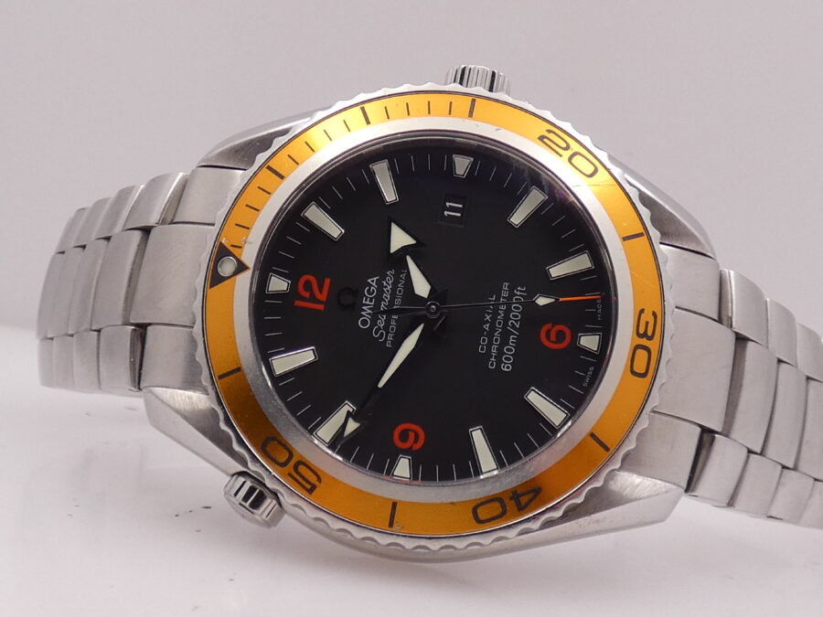 Omega Seamaster Planet Ocean 45,5mm Co-Axial Chronometer 2208.50.00 Automatic Date Acciaio - immagine 6