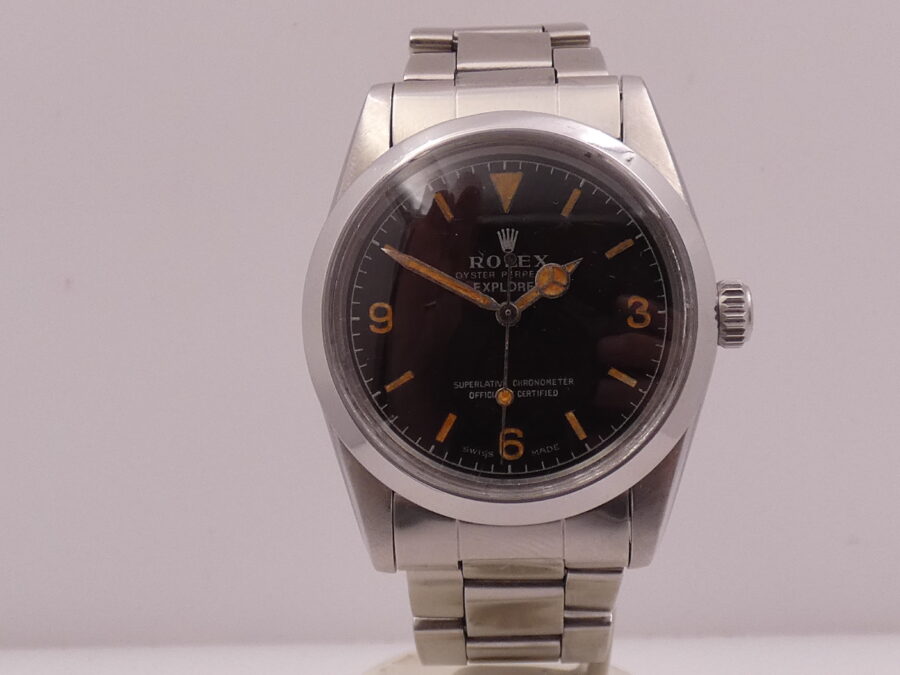 Rolex Explorer 1016 Tropical Dial ANNO 1968 Automatico Cronometro Acciaio Braccialato - immagine 5