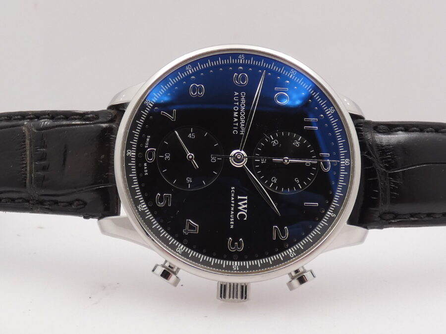 Cronografo IWC Portuguese BOX&PAPERS ANNO 2021 Automatico IW371609 Acciaio - immagine 5