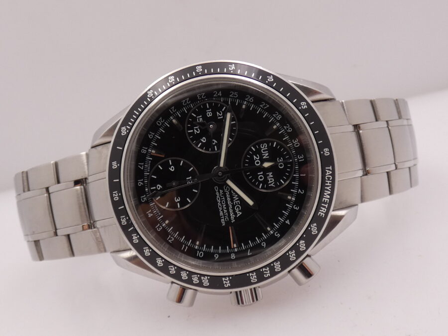 Cronografo Omega Speedmaster Day Date Triple Date LIKE NEW WITH PAPERS Anno 2011 Automatico Acciaio - immagine 23
