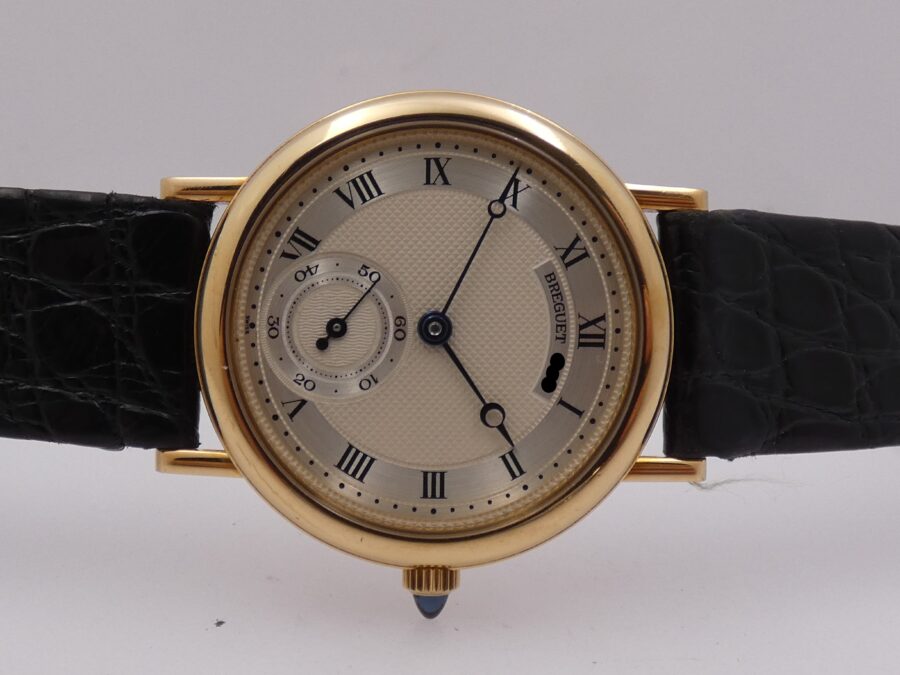 Breguet Classique 3290 Oro Massiccio 18Kt TOP CONDITION Honey Comb Dial Anni 90's Carica Manuale - immagine 7