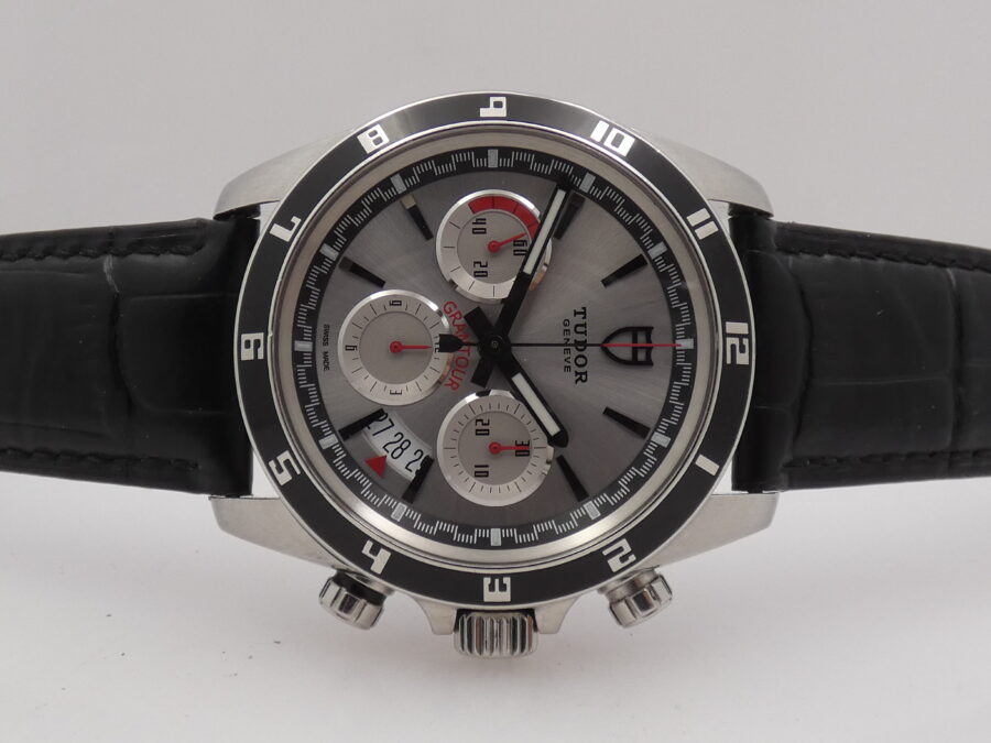 Cronografo Tudor Grantour Chrono Flyback 20530 Anno 2007 Automatico Date - immagine 7