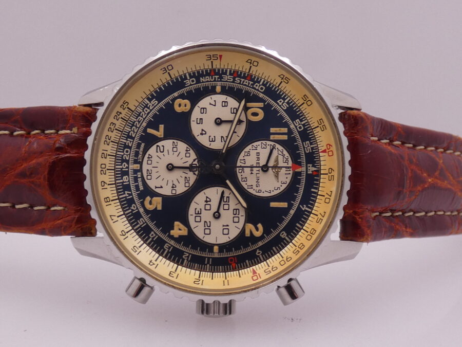 Cronografo Breitling Navitimer Airborne A33030 Anni 1990's Automatico Acciaio - immagine 6