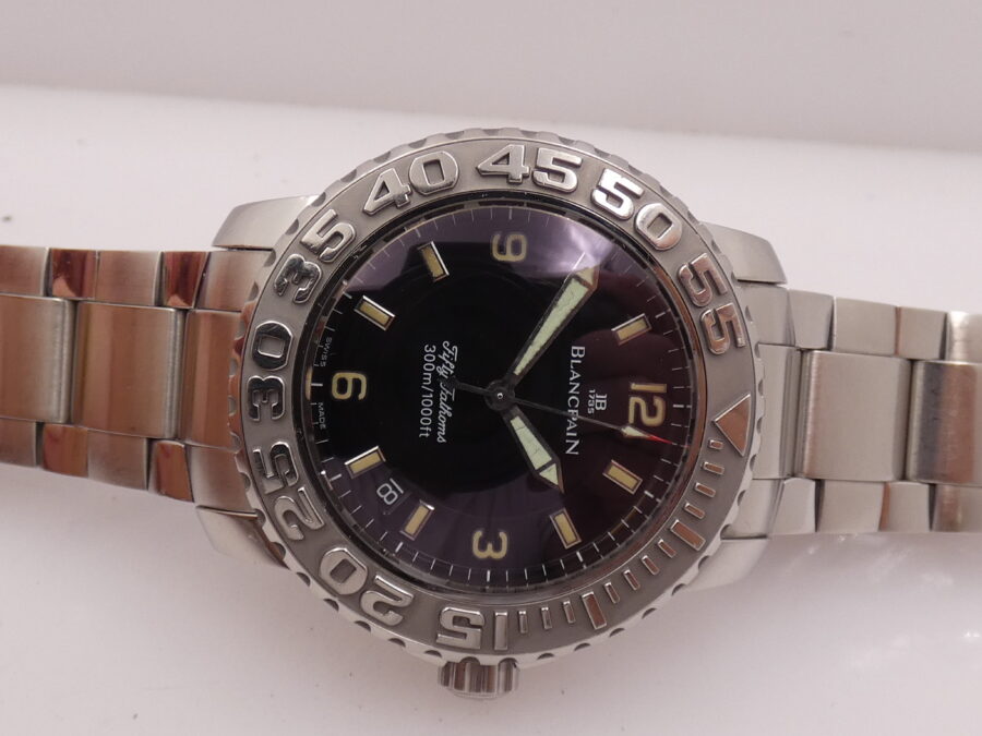 Blancpain Fifty Fathoms 40mm 2200-1130-71 WITH PAPERS Anni 2000's Automatico Acciaio - immagine 6