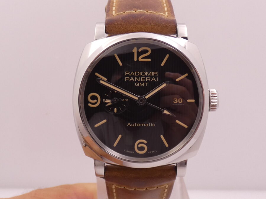 Panerai Radiomir 1940 3 Days Automatic GMT PAM00657 BOX&PAPERS Anno 2017 Acciaio Limited Edition 1000pz - immagine 5