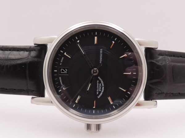 Mühle Glashütte Teutonia II Medium NEW BOX&PAPERS Acciaio Automatico Edizione Limitata Mai Indossato