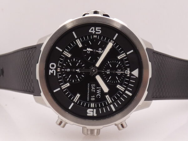 Cronografo IWC Aquatimer Day-Date 45mm IW3768 With PAPERS Acciaio 2016 LIKE NEW Automatico Acciaio