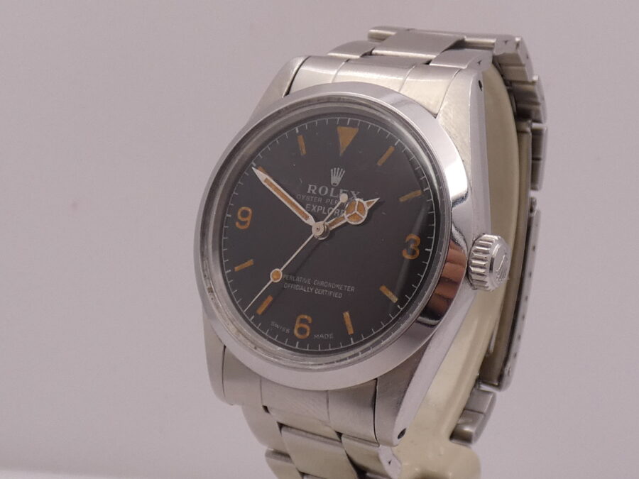 Rolex Explorer 1016 Tropical Dial ANNO 1968 Automatico Cronometro Acciaio Braccialato - immagine 6