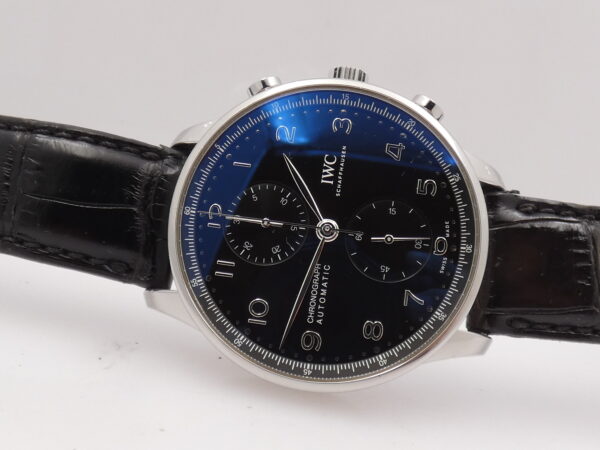 Cronografo IWC Portuguese BOX&PAPERS ANNO 2021 Automatico IW371609 Acciaio