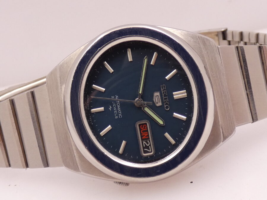 Seiko 5 Day-Date 7019 Automatico Anni 70 Braccialato - immagine 7