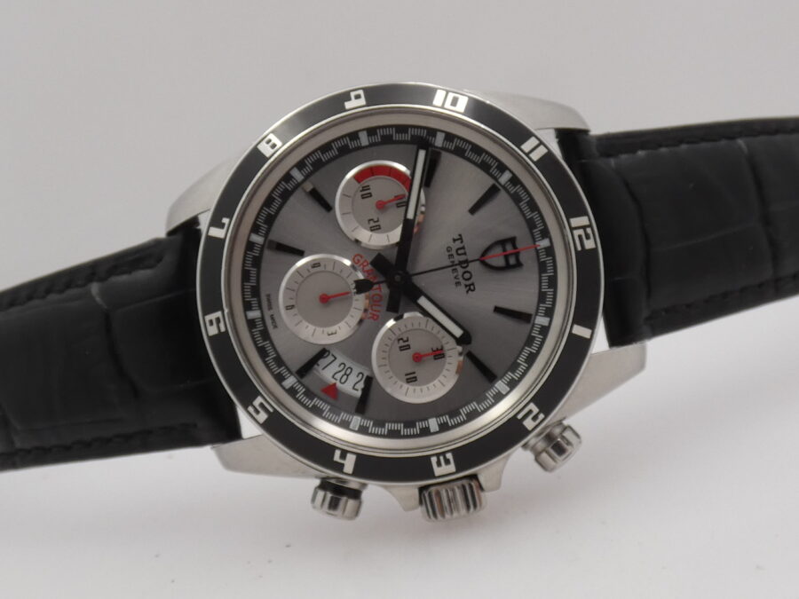 Cronografo Tudor Grantour Chrono Flyback 20530 Anno 2007 Automatico Date - immagine 8