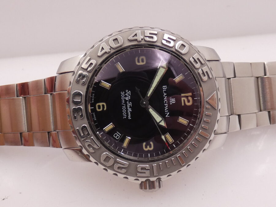 Blancpain Fifty Fathoms 40mm 2200-1130-71 WITH PAPERS Anni 2000's Automatico Acciaio - immagine 7