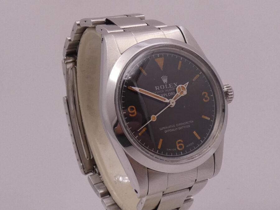 Rolex Explorer 1016 Tropical Dial ANNO 1968 Automatico Cronometro Acciaio Braccialato - immagine 7