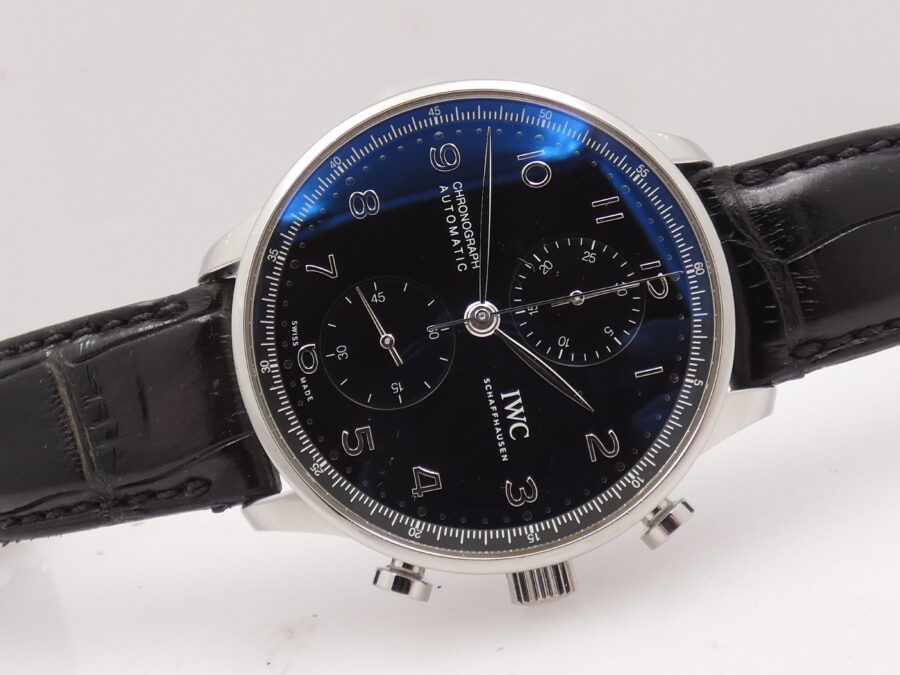 Cronografo IWC Portuguese BOX&PAPERS ANNO 2021 Automatico IW371609 Acciaio - immagine 7