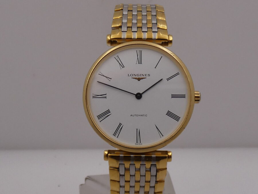 Longines La Grande Classique 18Kt G.F. Automatico Frederic Piguet BOX&PAPERS Anno 2010 Braccialato L4.708.2 - immagine 8
