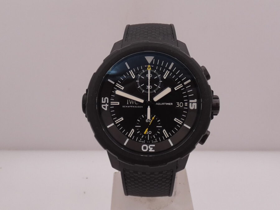 Cronografo IWC Aquatimer Galapagos Islands 45mm WITH PAPERS Anno 2016 TOP CONDITION Automatico Flyback Tributo alla Fondazione Charles Darwin  IW379502 - immagine 9