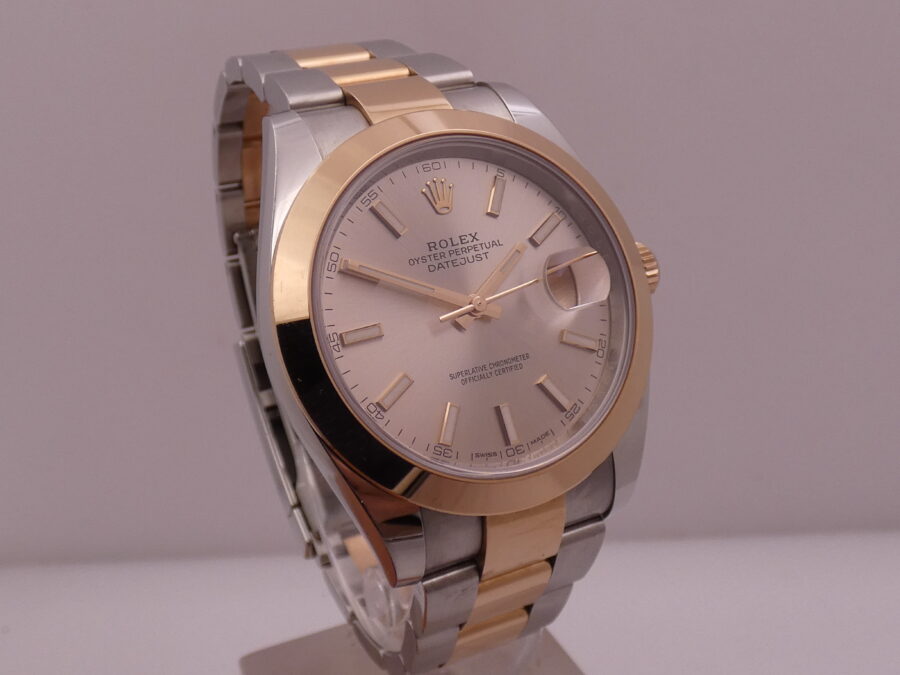 Rolex Datejust 41 126301 Oro Rosa 18Kt SUNDUST BOX&PAPERS NEAR N.O.S. With Some Stickers Anno 2018 Automatico - immagine 9